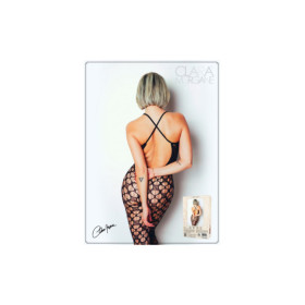 Bodystocking  en résille avec maille  large - Le Numéro 11 - Collection Bodystocking 